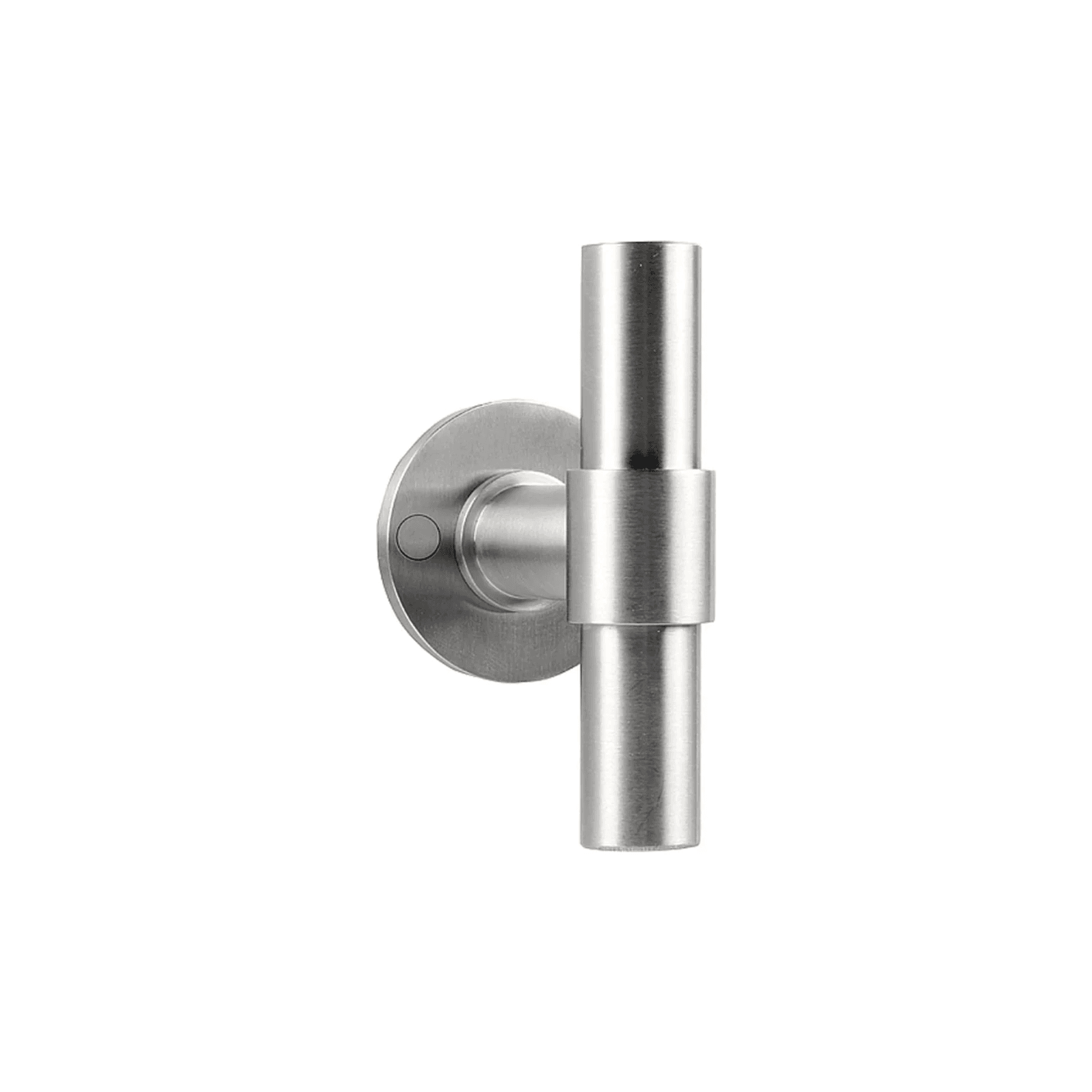 Formani - ONE - Solid Front Door Knob Fixed on Rose