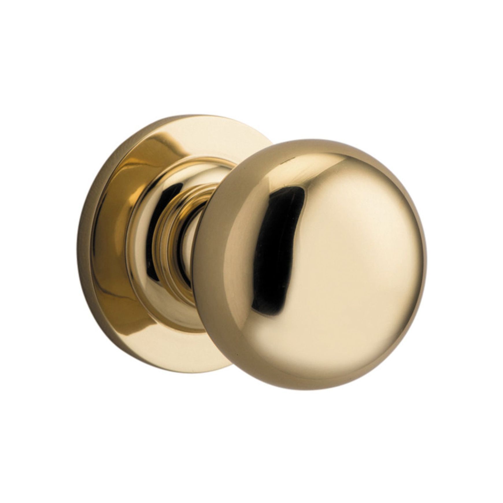 Iver Cambridge Door Knob on Round Rose