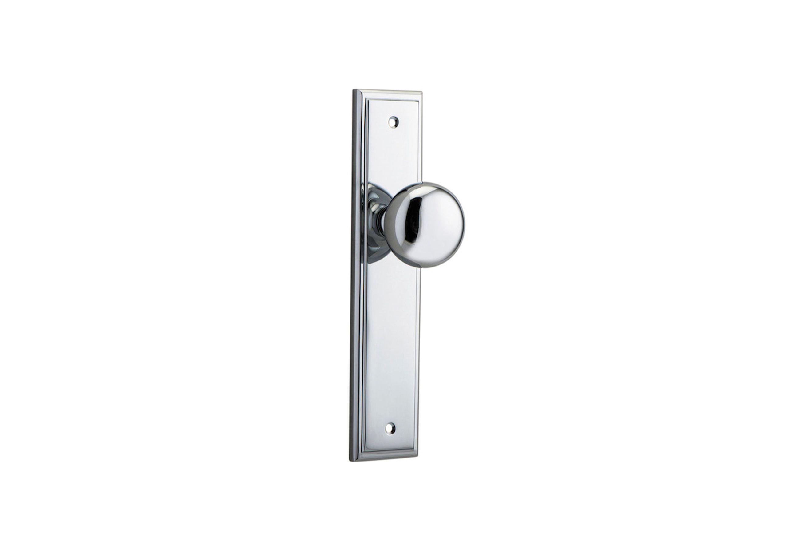Cambridge Door Knob Stepped Backplate