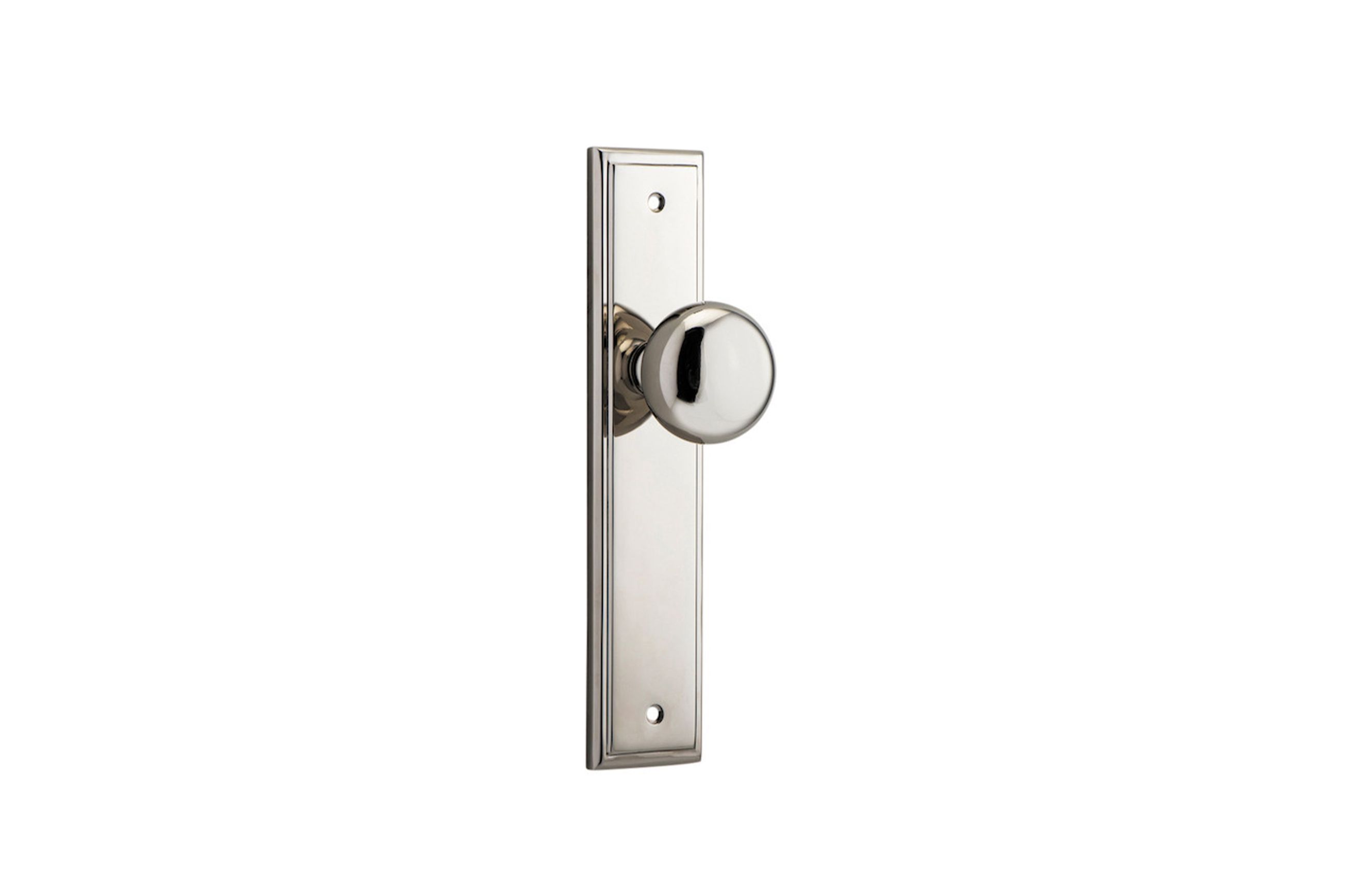 Cambridge Door Knob Stepped Backplate