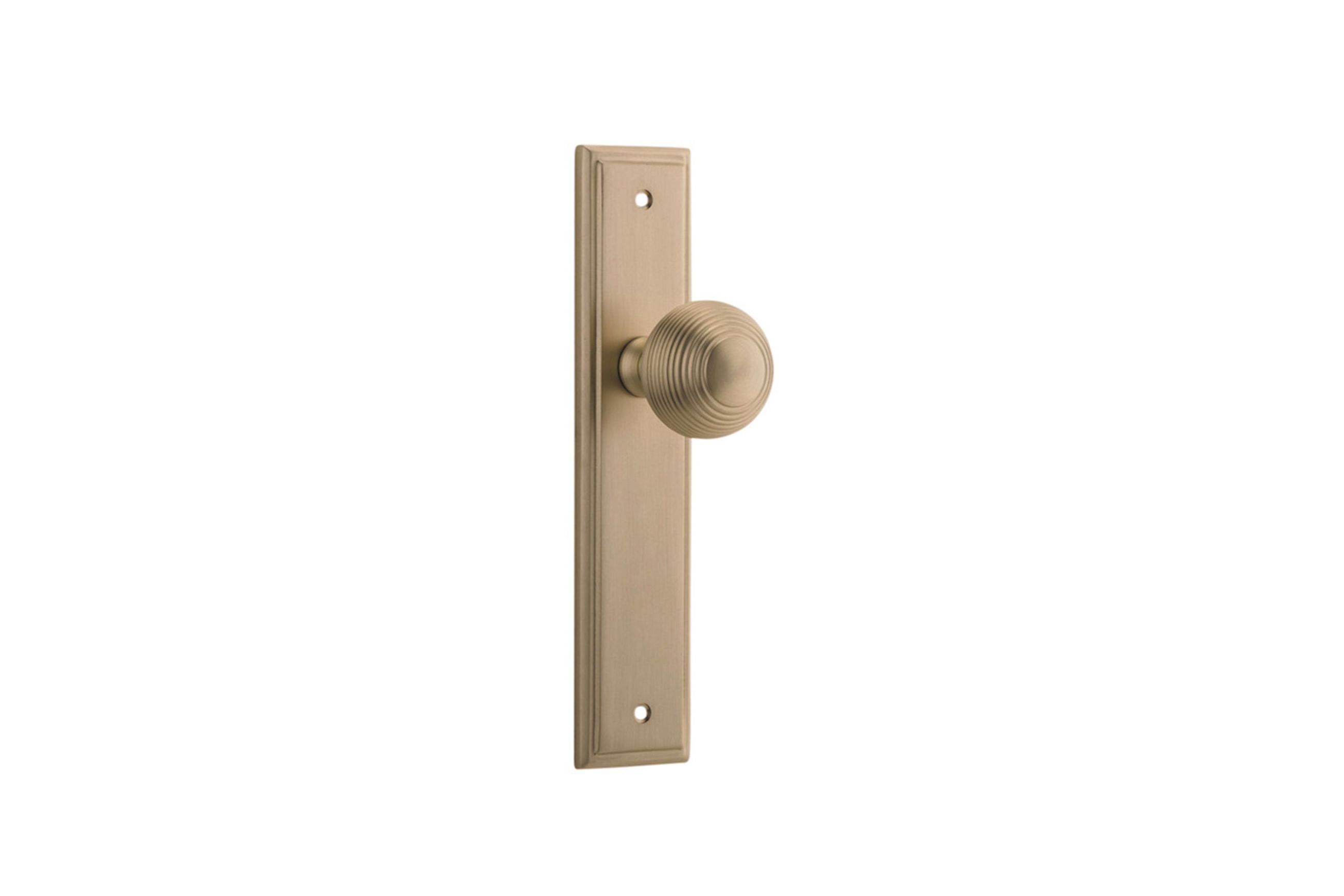 Guildford Door Knob Stepped Backplate