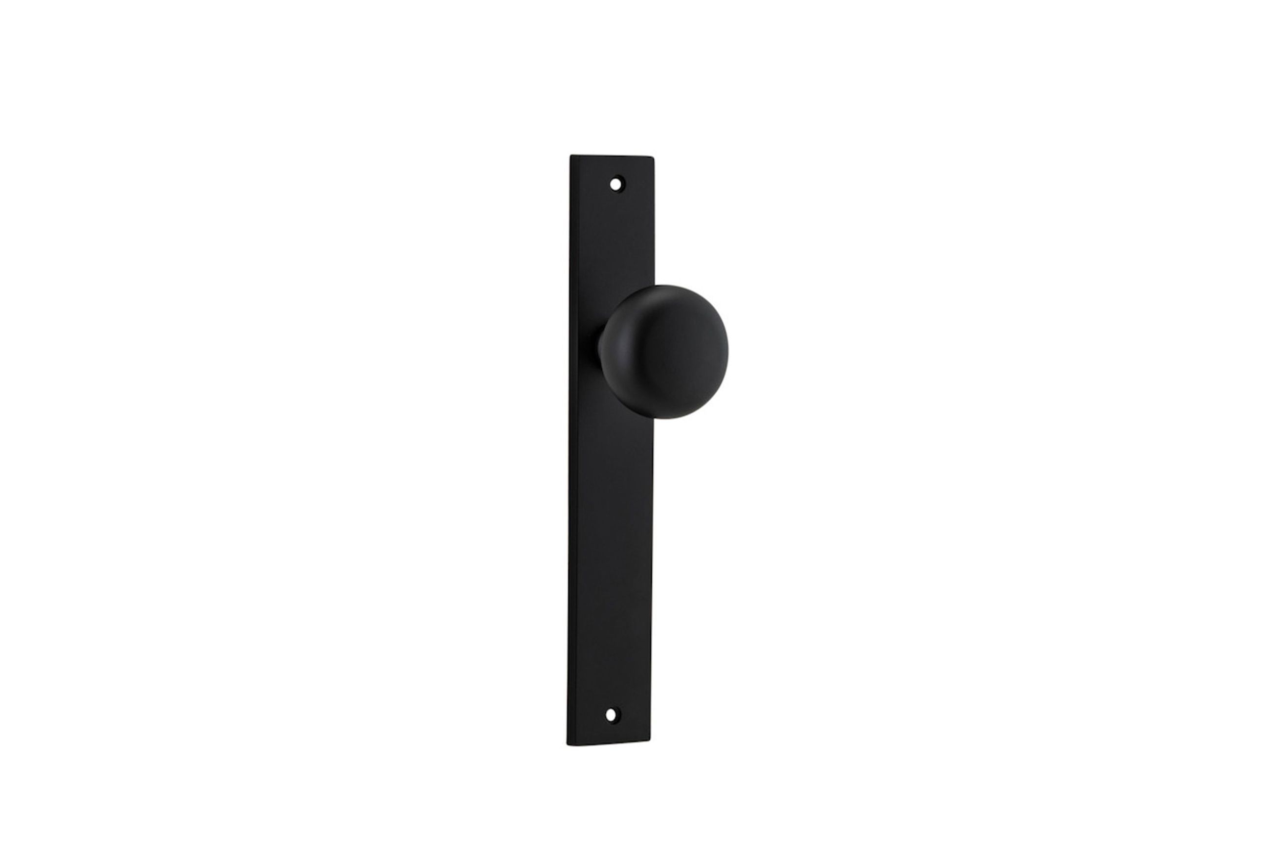 Cambridge Door Knob Rectangular Backplate