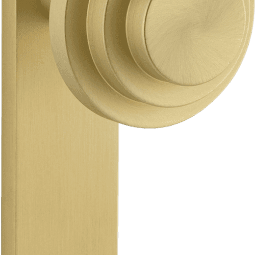 Zzzigurat Door Knob on Oval Backplate