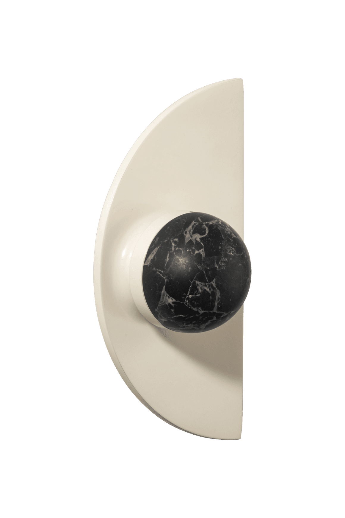 H03 Knob on Backplate Half Moon