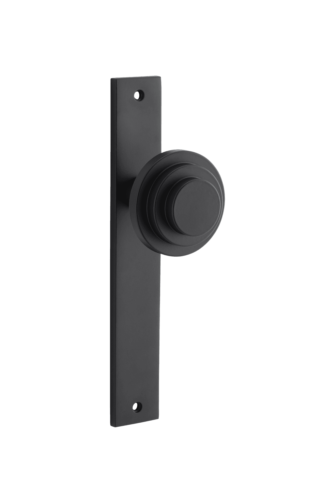 Zzzigurat Door Knob - Rectangular Backplate
