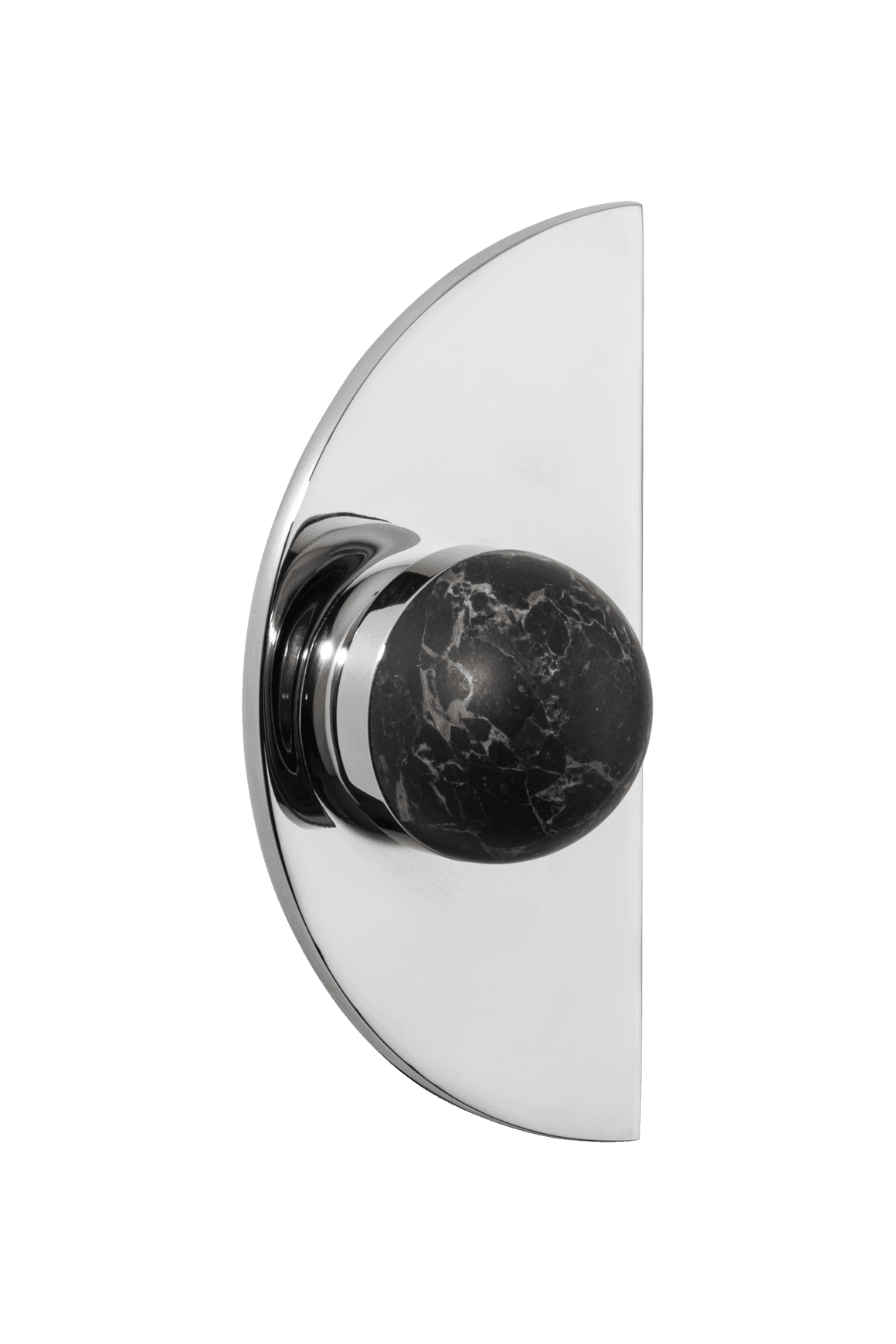 H03 Knob on Backplate Half Moon