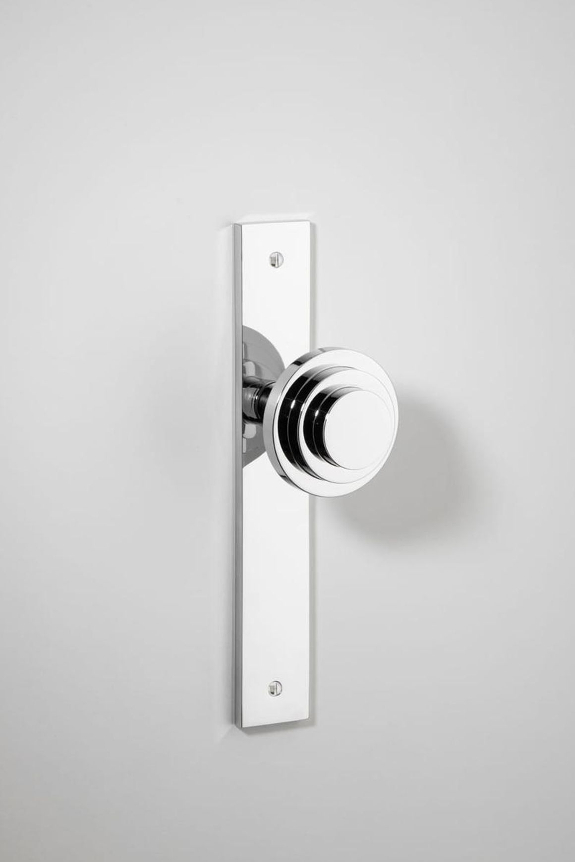 Zzzigurat Door Knob - Rectangular Backplate