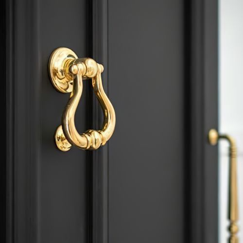 Iver Sarlat Door Knocker Satin Nickel 137mm x 115mm 9399