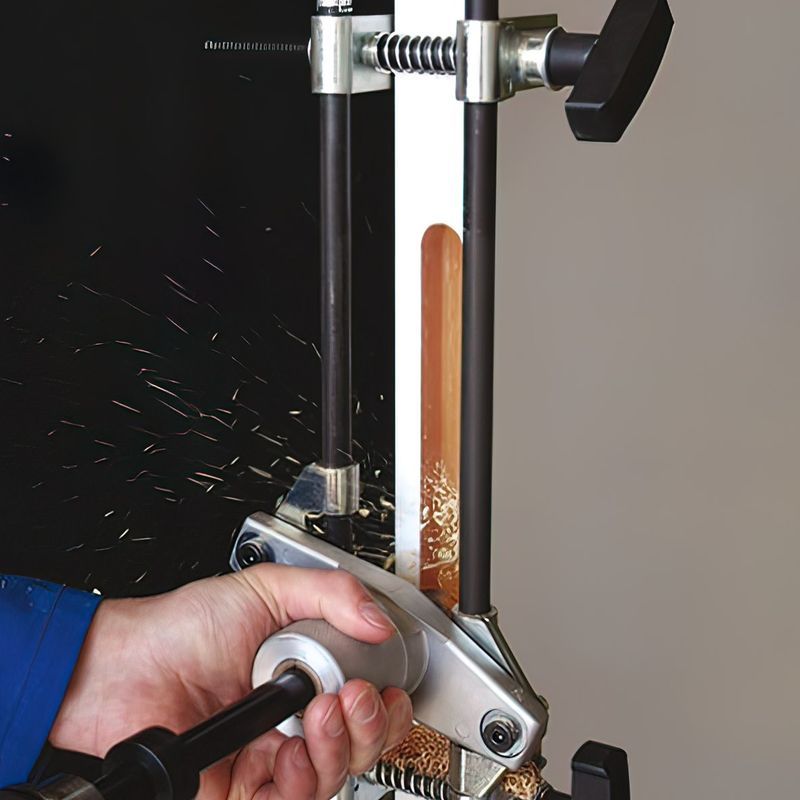 Hafele DBB Lock Morticer Jig and Fittings with 3 Cutters 001.67.700