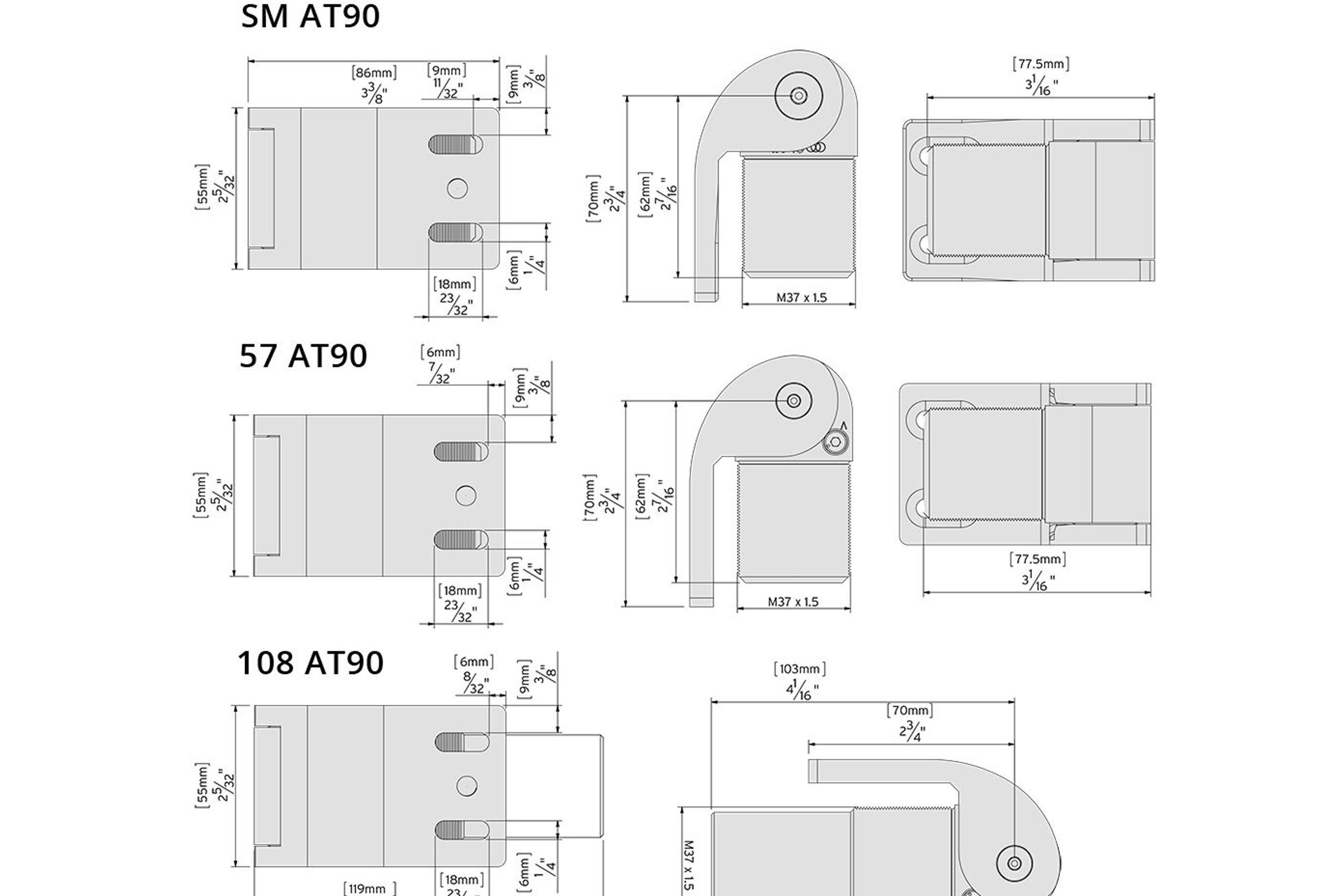 Sureclose® Flush Mount Hinge For Safety Gates