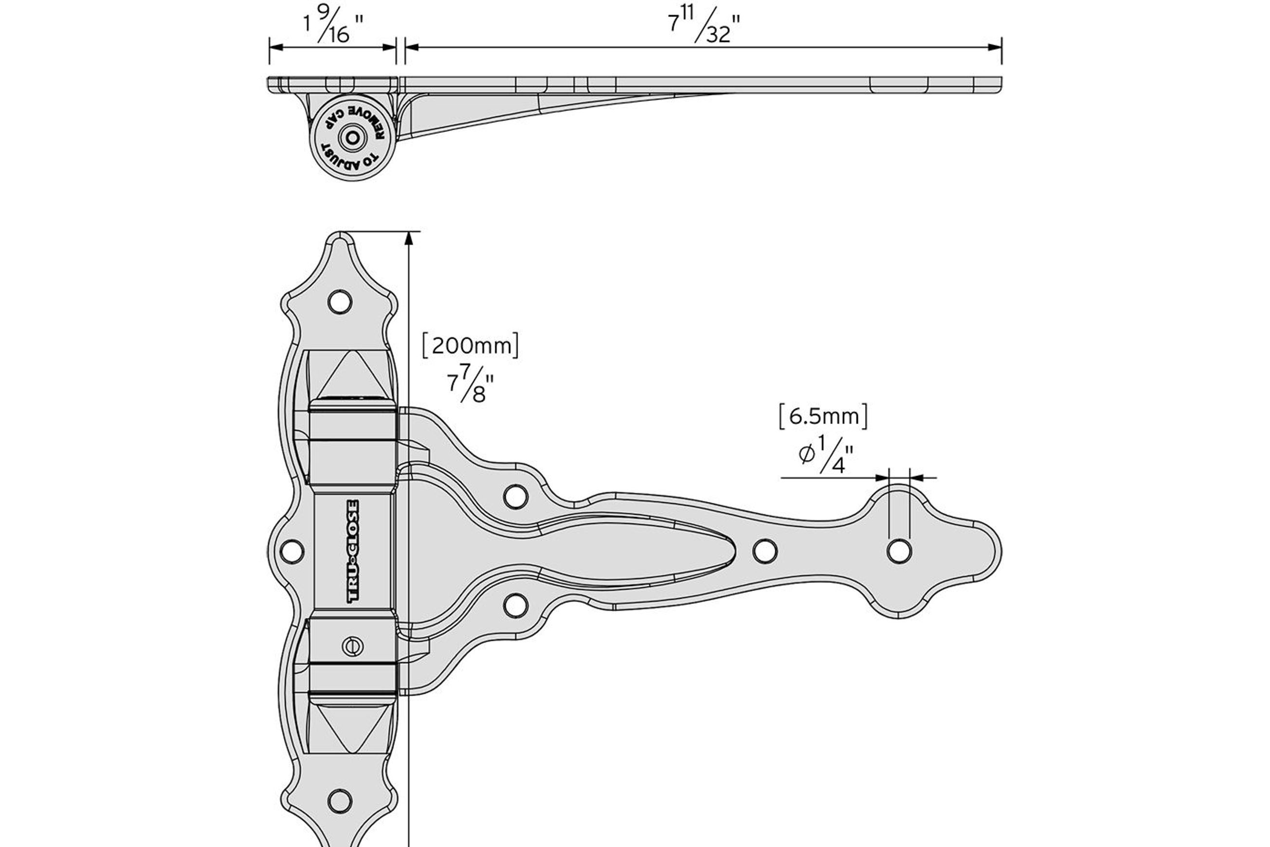 Truclose® Decomold Gate Hinges