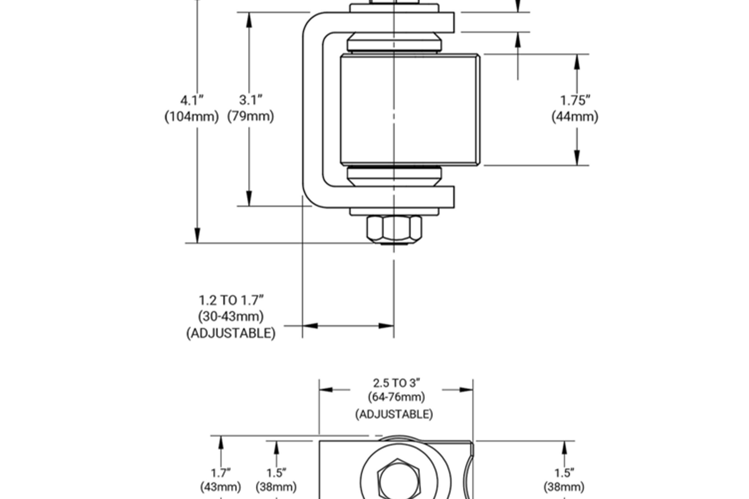 Shut it® 100 Year Badass Gate Hinge