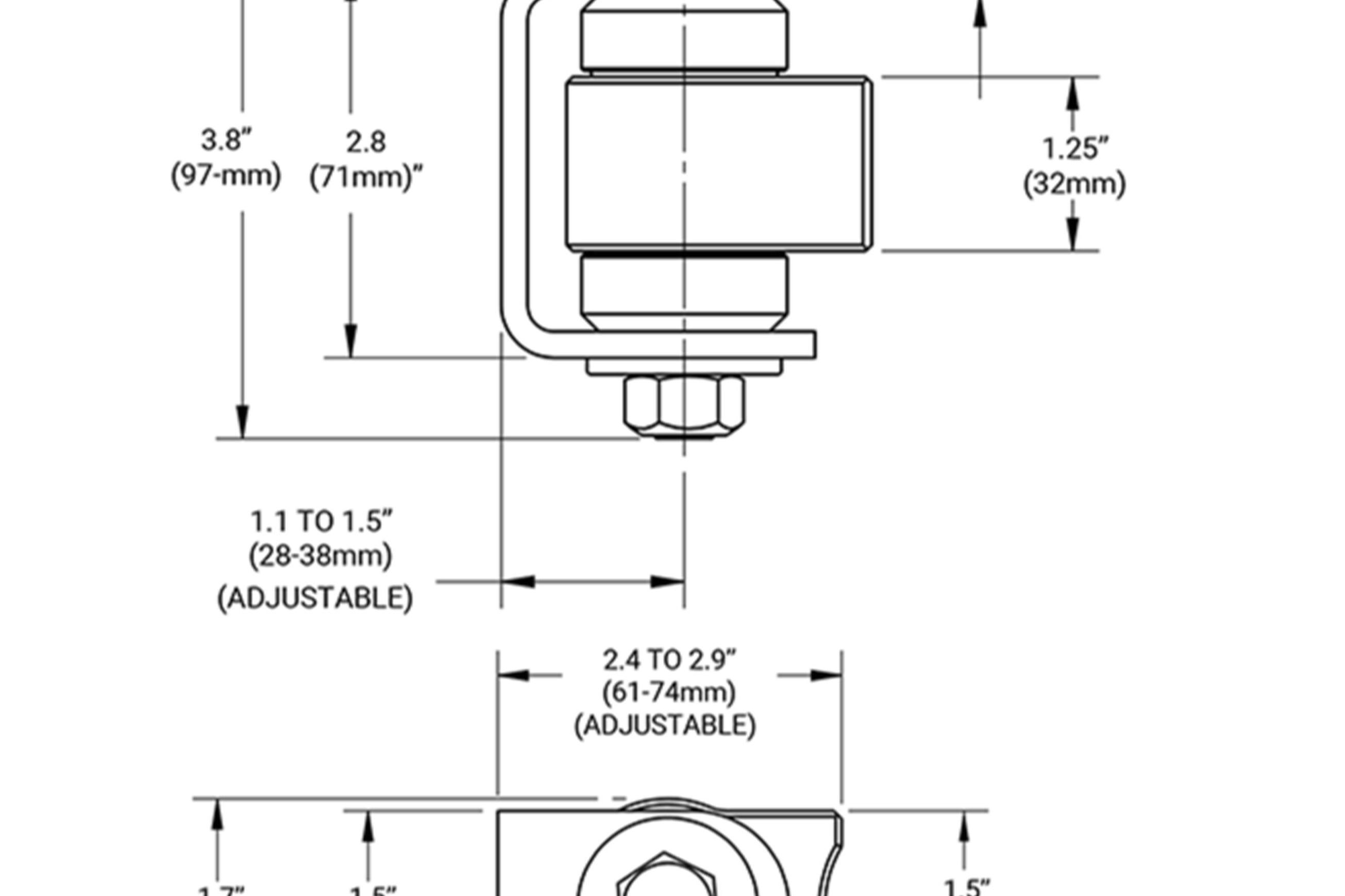 Shut it® Original Badass Gate Hinge
