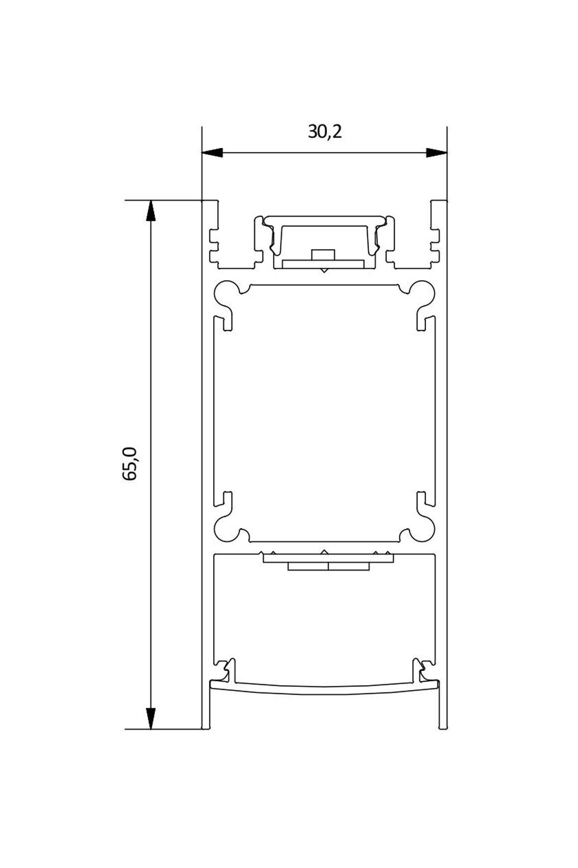 Bob Each Way 65 LED Uplight | Downlight