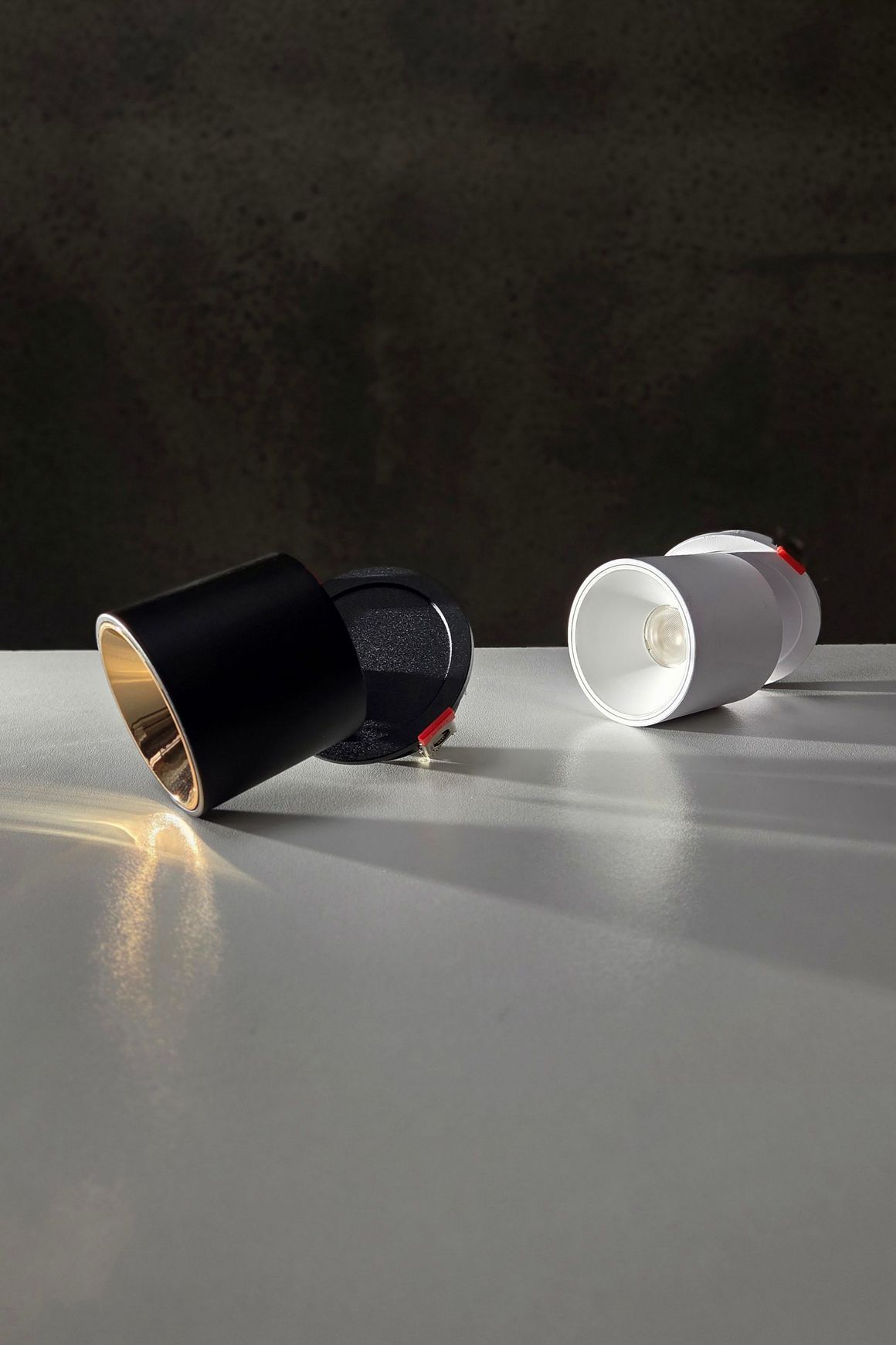 LARA2 12W Semi-Recessed Adjustable LED Downlight | 75mm