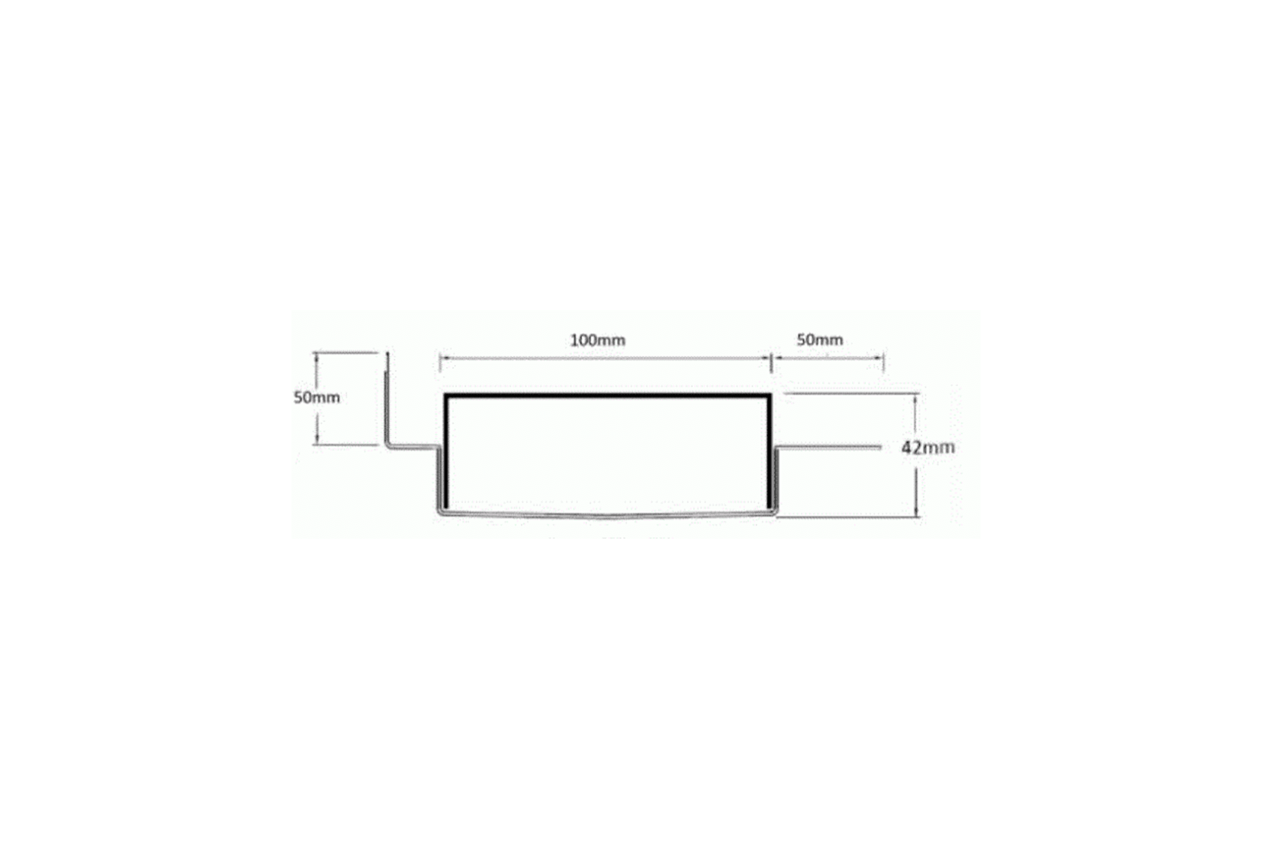 100PSiMTLF Tile Flange