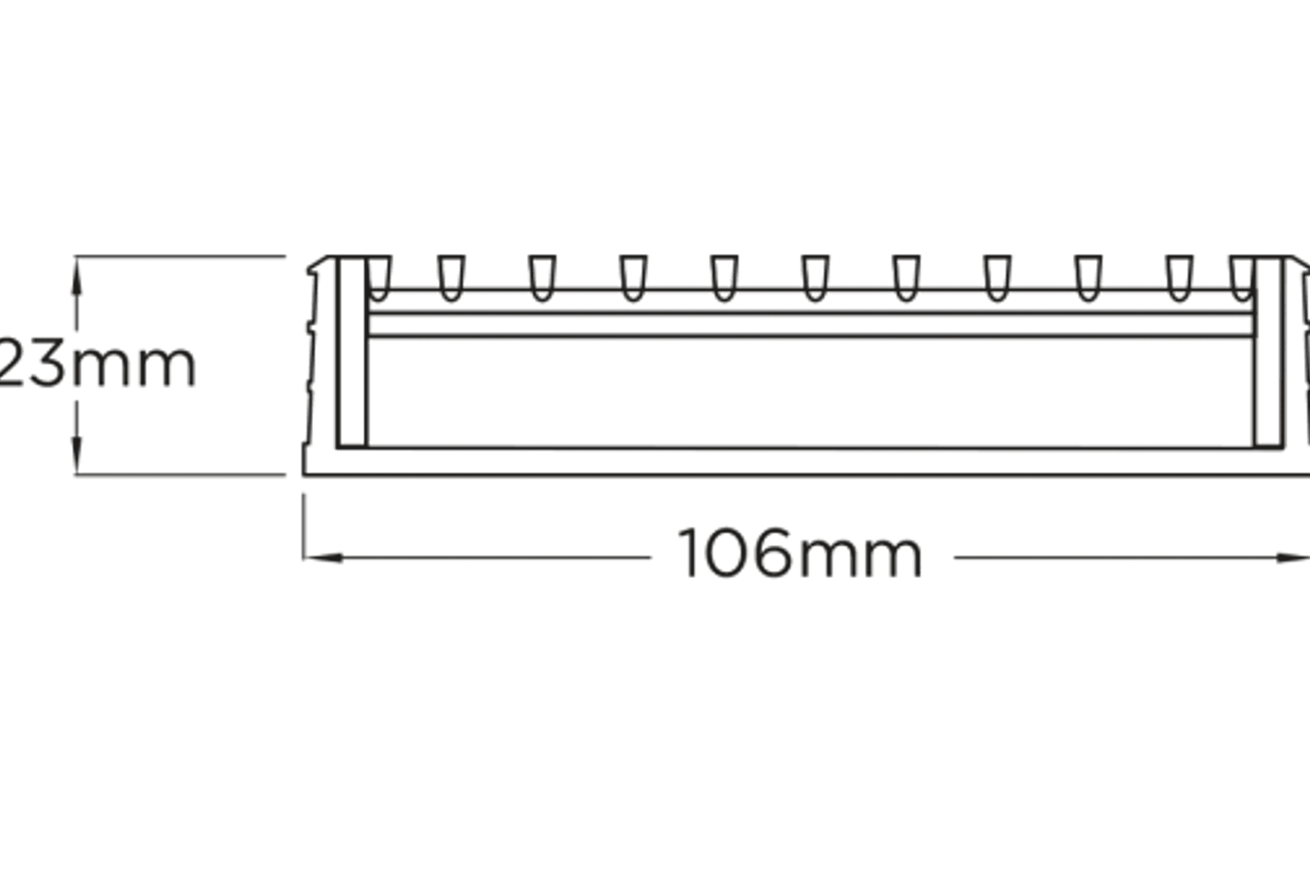 100TRGBL20 Linear Drainage System