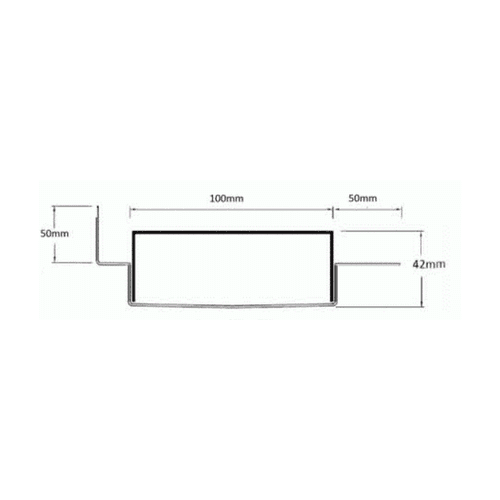 100TRiMTLF Tile Flange