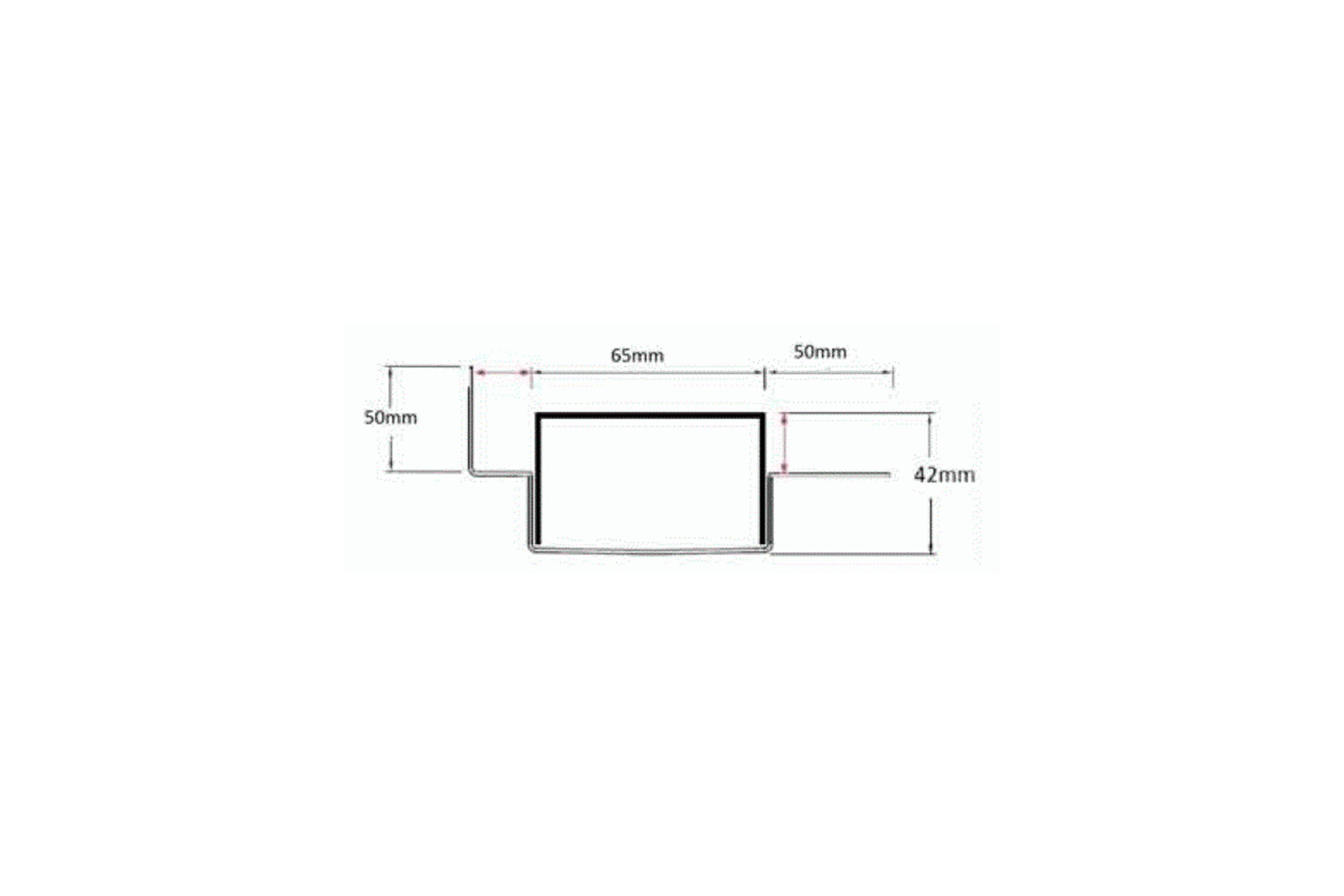 65PASiMTLF Tile Flange