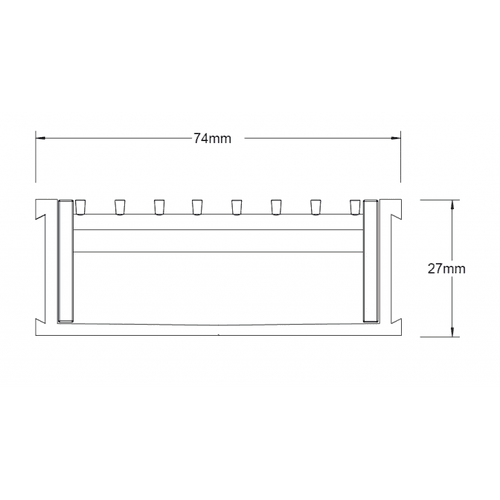 65TRGALLBL25 Linear Drainage System