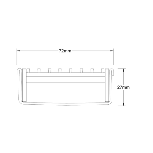 65TRiCO25 Standard Grate - 65mm Wide