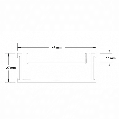 65TiGALLBL25 Drainage System with Black Powder Coat
