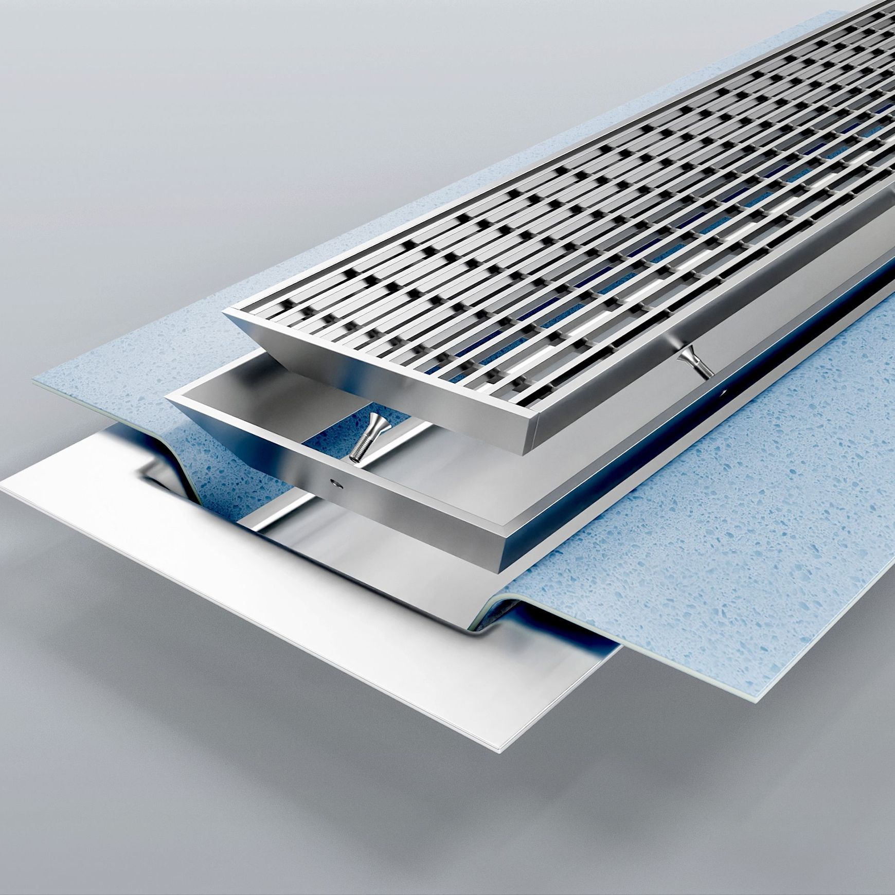 VC100-42 Stainless Steel Vinyl Clamp Drainage Unit