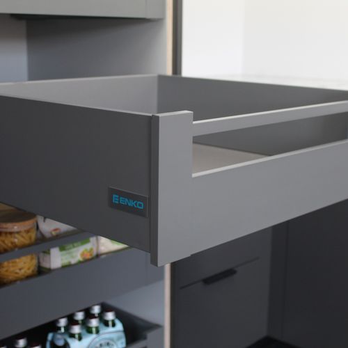 Enko SLIMBOX - Soft Close Drawer System Anthracite Knock In