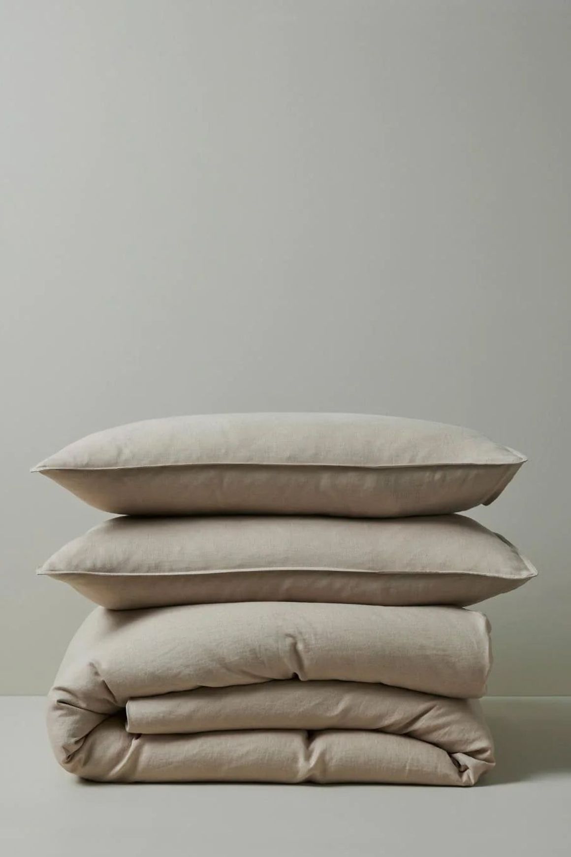 Ravello Linen Quilt Cover - Shell | Weave Home Bed Linen