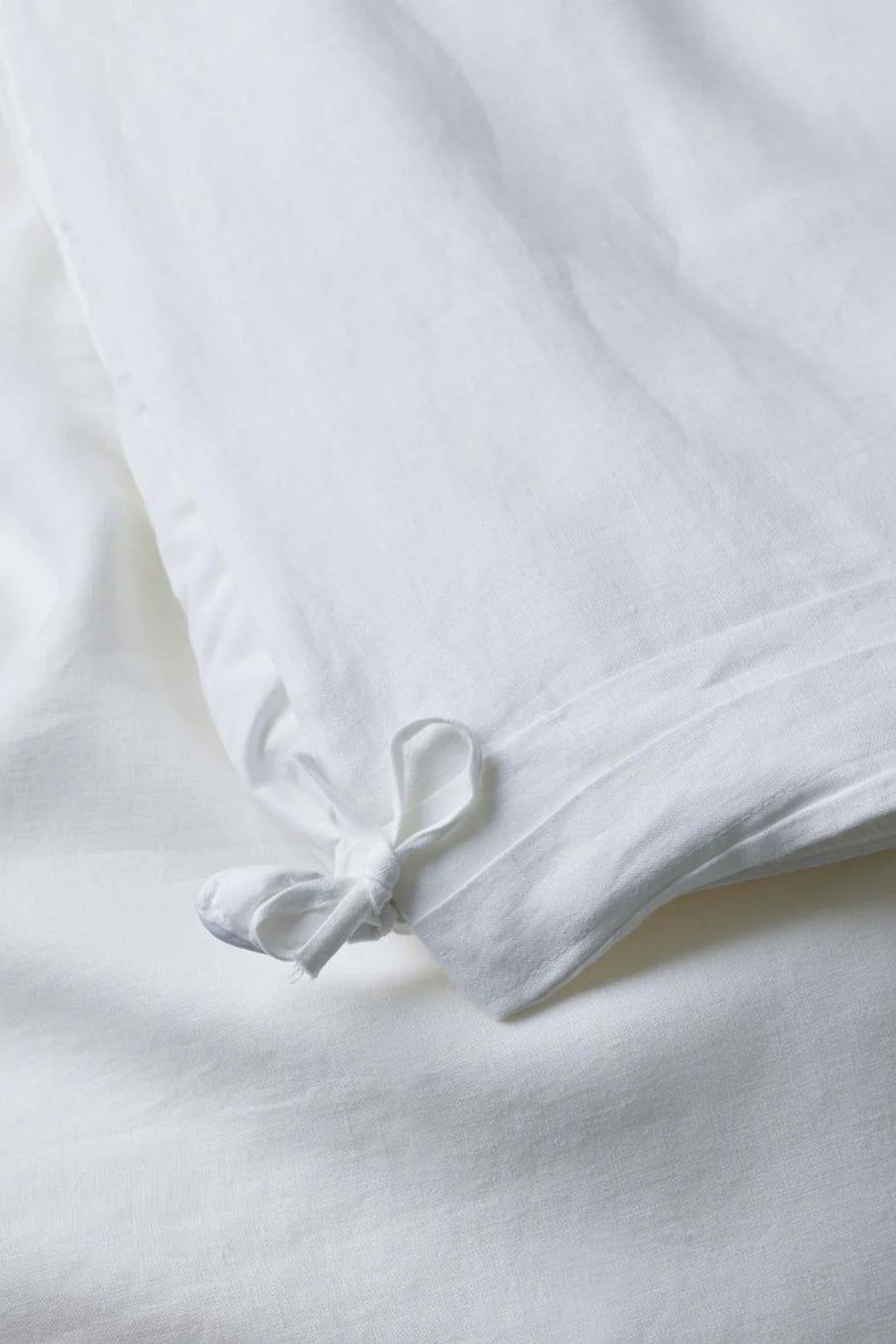 Ravello Linen Quilt Cover - White | Weave Home Bed Linen