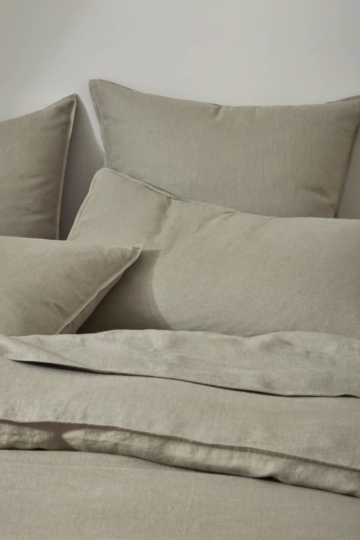 Ravello Linen Quilt Cover - Caper | Weave Home Bed Linen