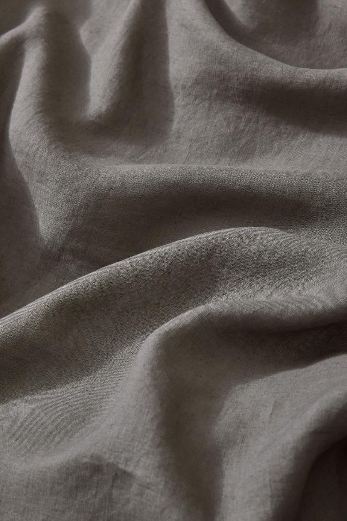 Ravello Linen Quilt Cover - Charcoal | Weave Home Bed Linen