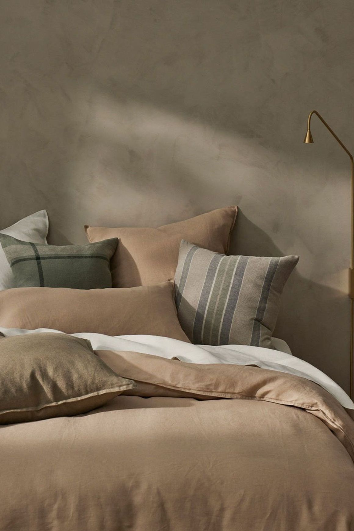 Ravello Linen Quilt Cover - Shell | Weave Home Bed Linen