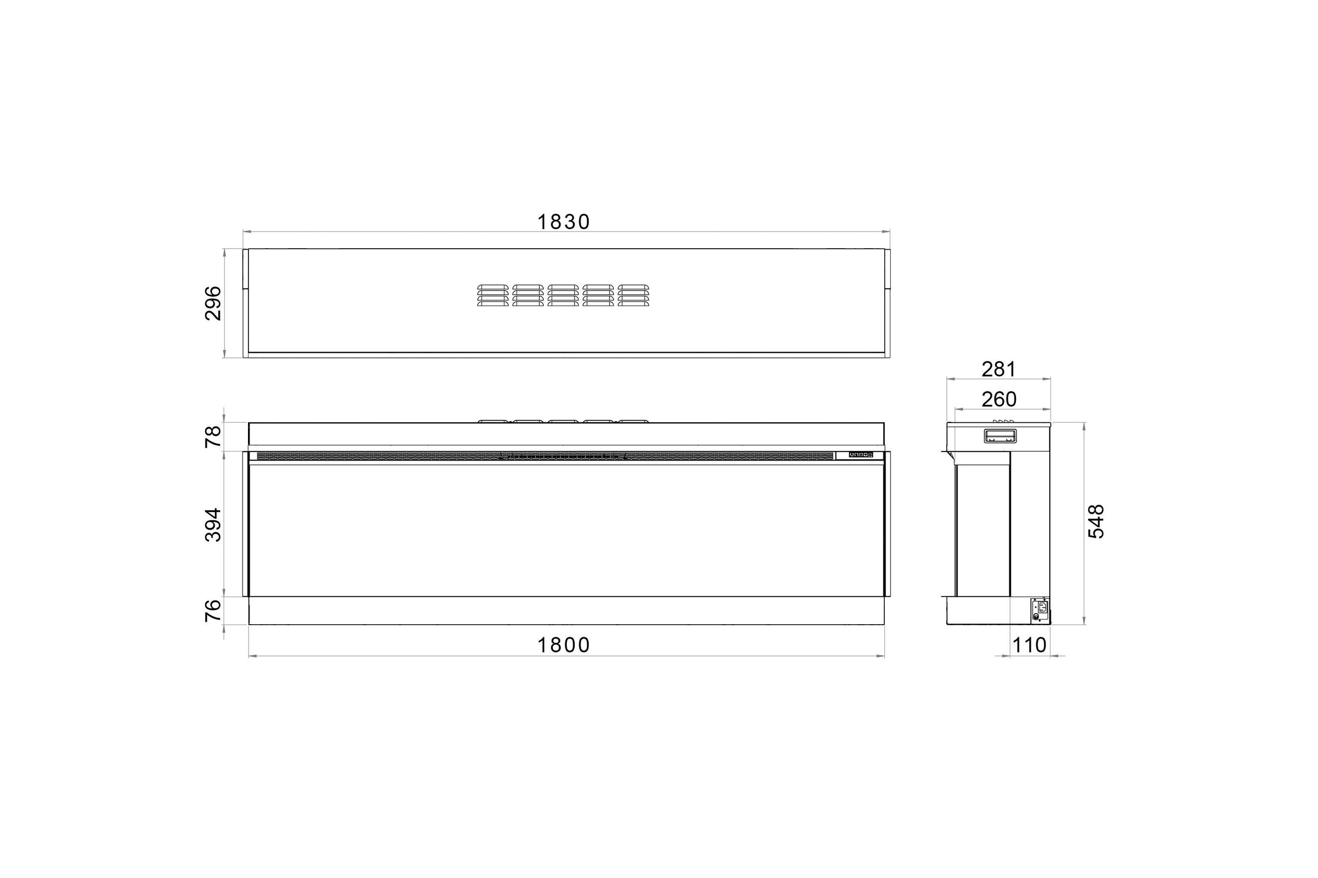 Rinnai ES 1800 Electric Fire