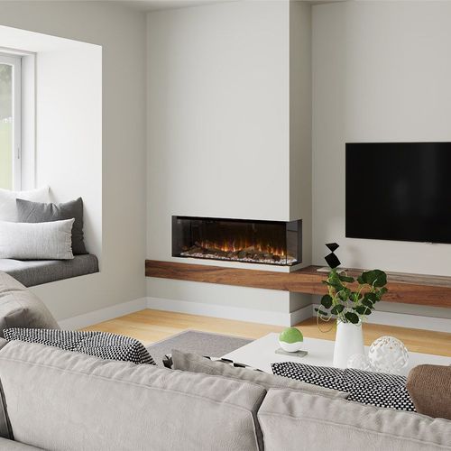 Ambe Multi49 Electric Fireplace | Landscape/Corner/Bay