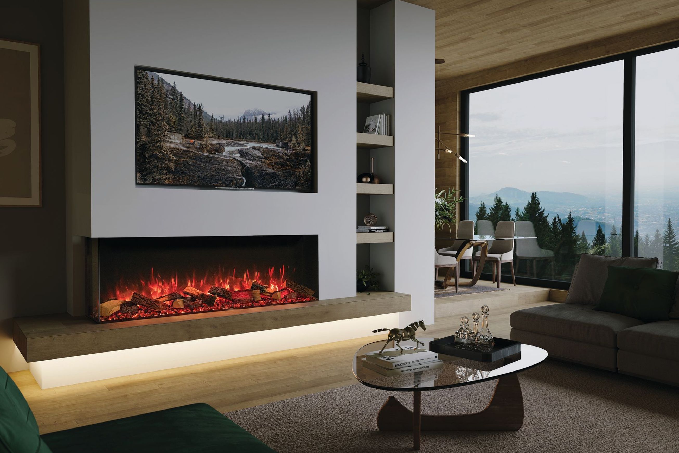 Onyx Avanti Electric Fireplace Range