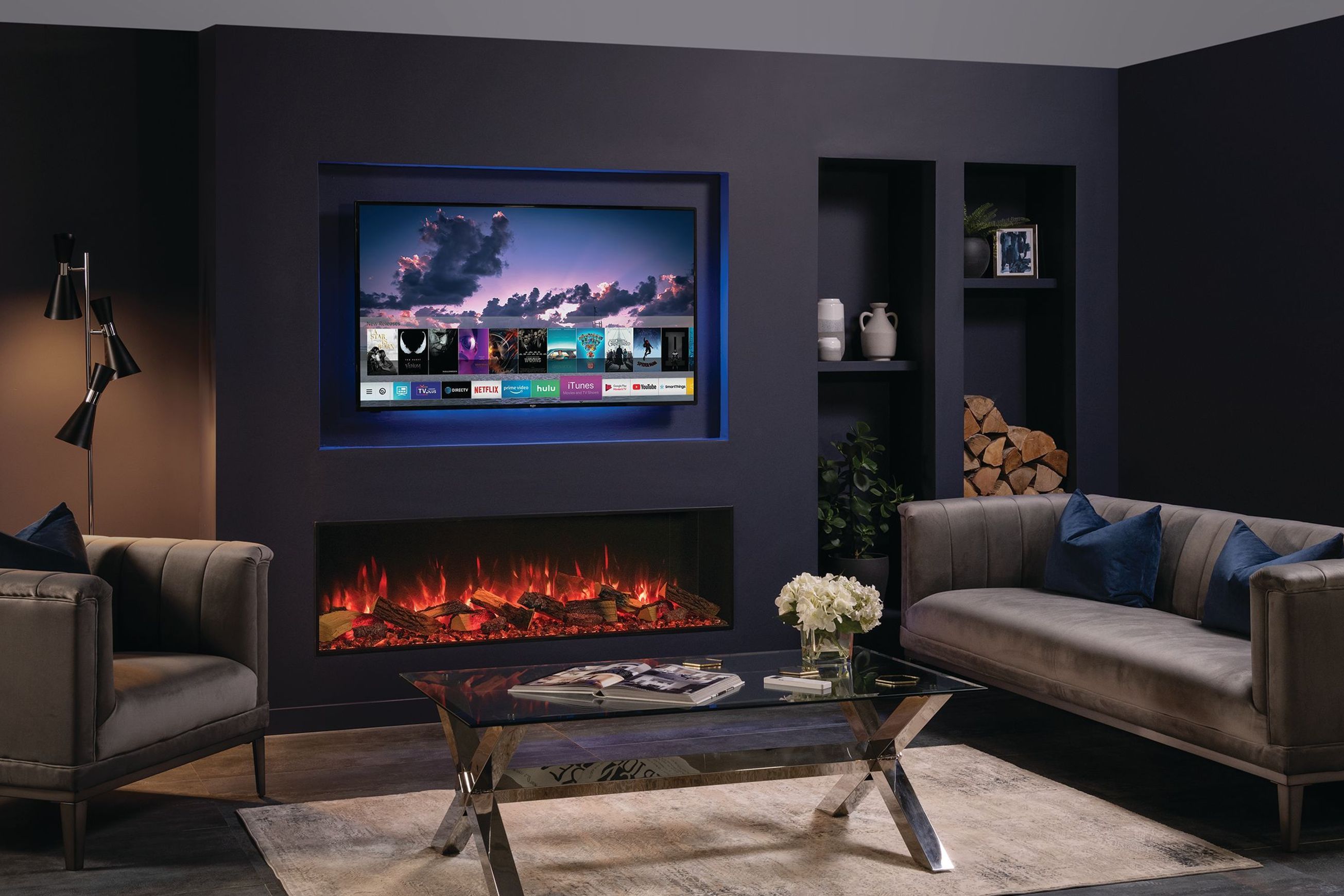 Onyx Avanti Electric Fireplace Range