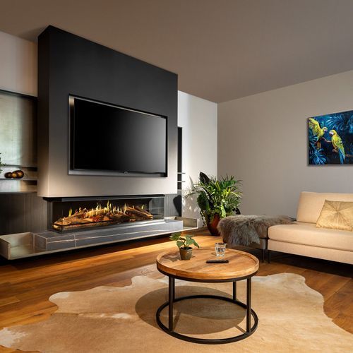 Kalfire E-one 3 Sided Electric Fireplace