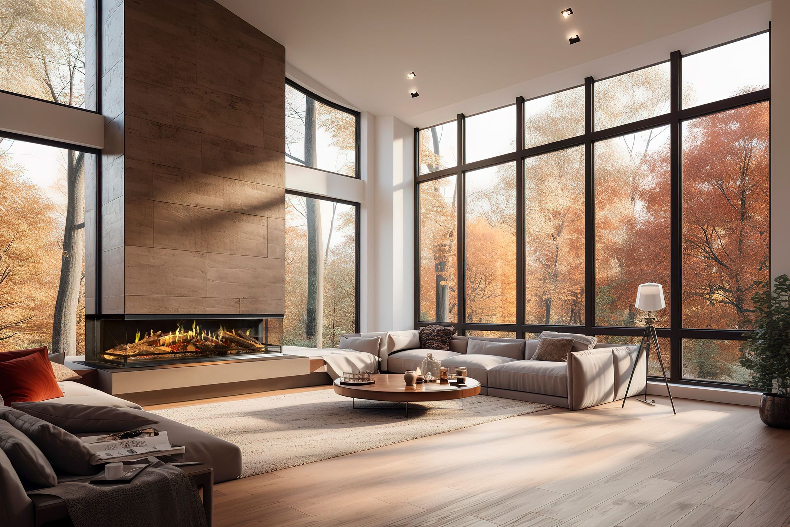 E-One 190 S - 3 Sided Electric Fireplace