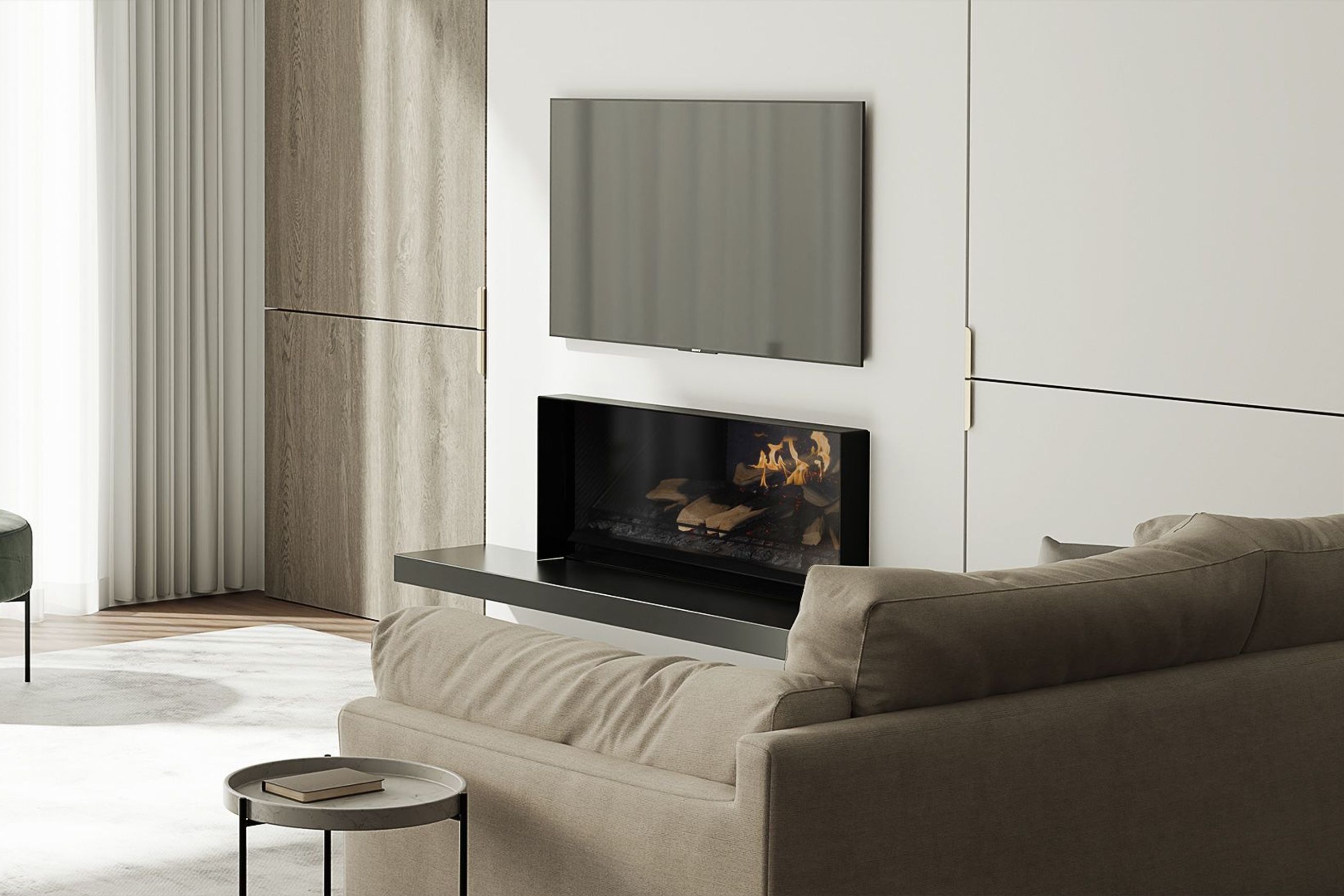 Escea LE1000 Holographic Electric Fireplace