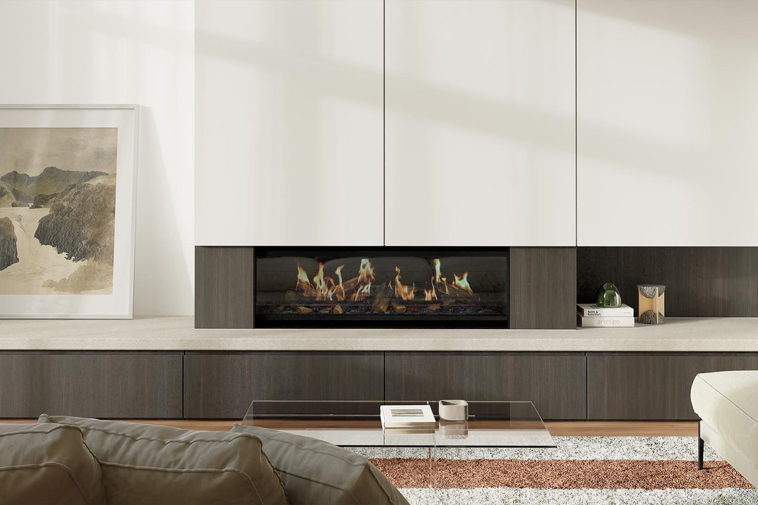 Escea LE1250 Holographic Electric Fireplace