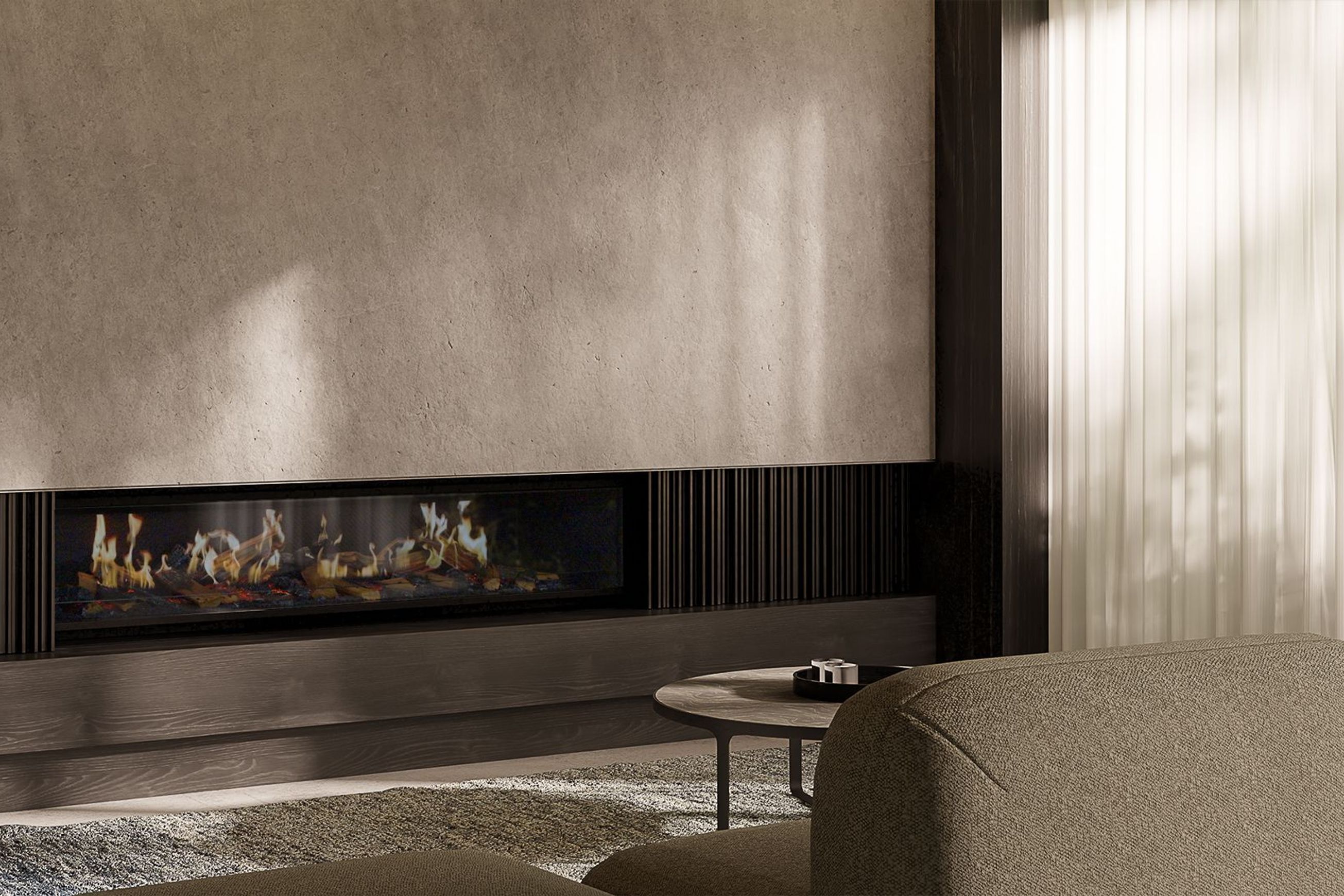 Escea LE1750 Holographic Electric Fireplace