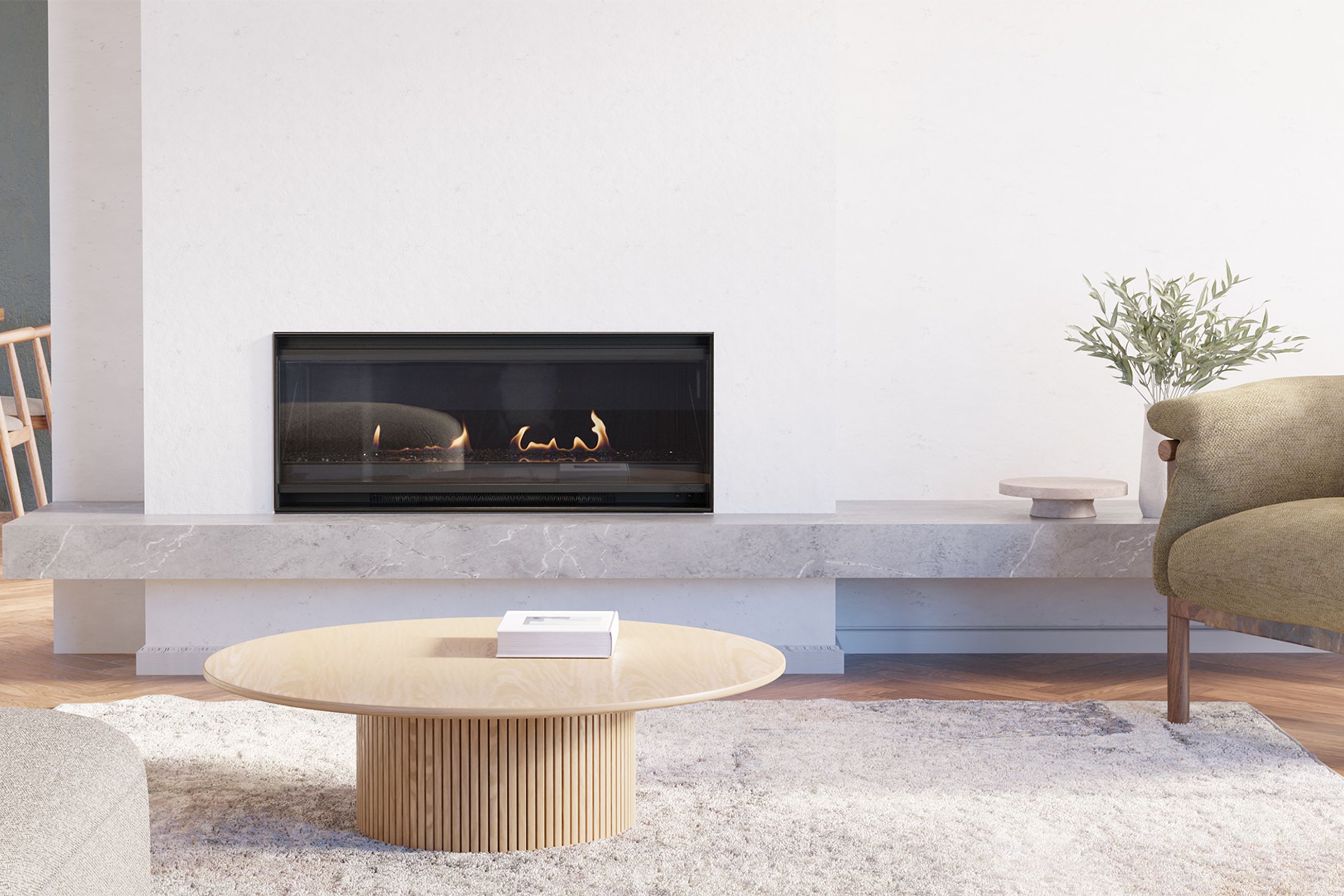 Escea LR1000 Inbuilt Electric Fireplace