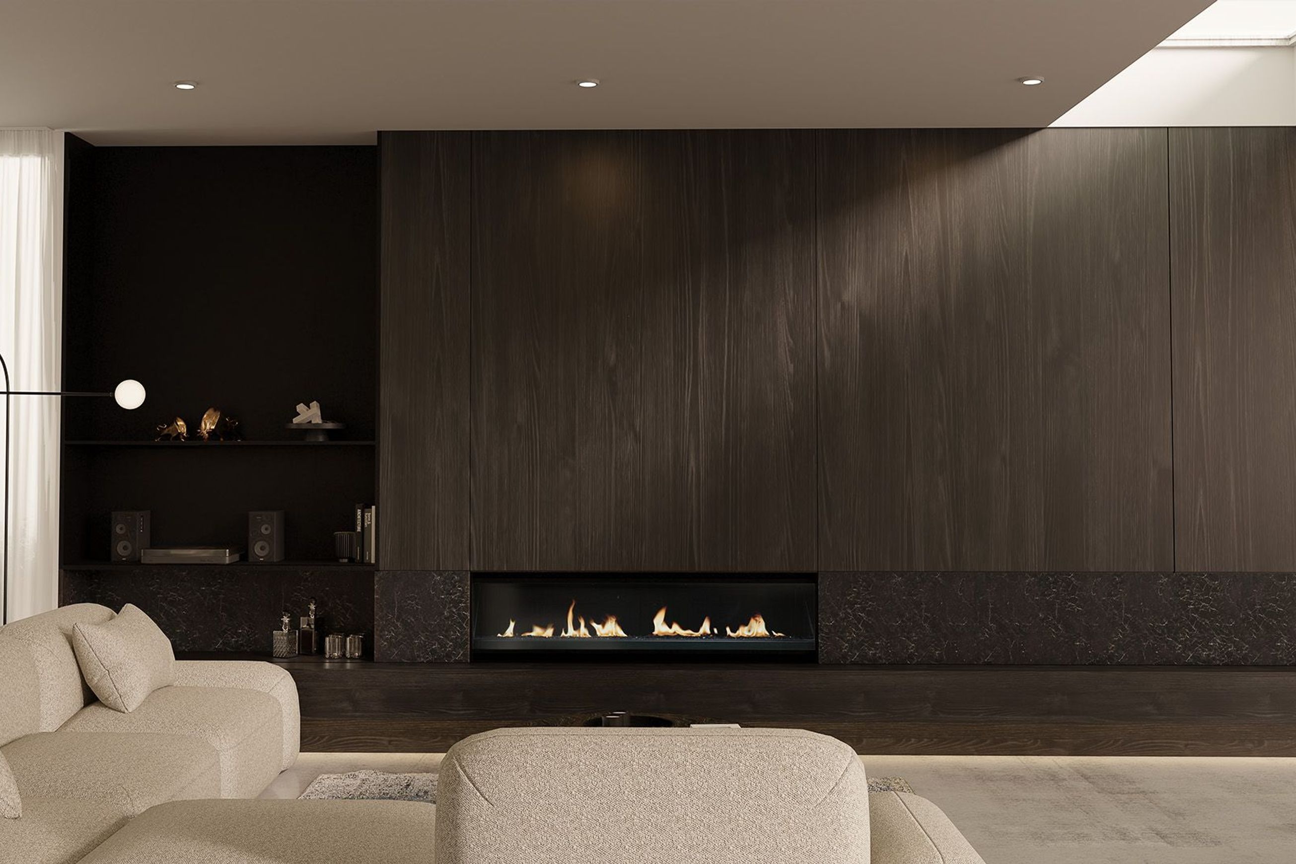 Escea LR1550 Inbuilt Electric Fireplace