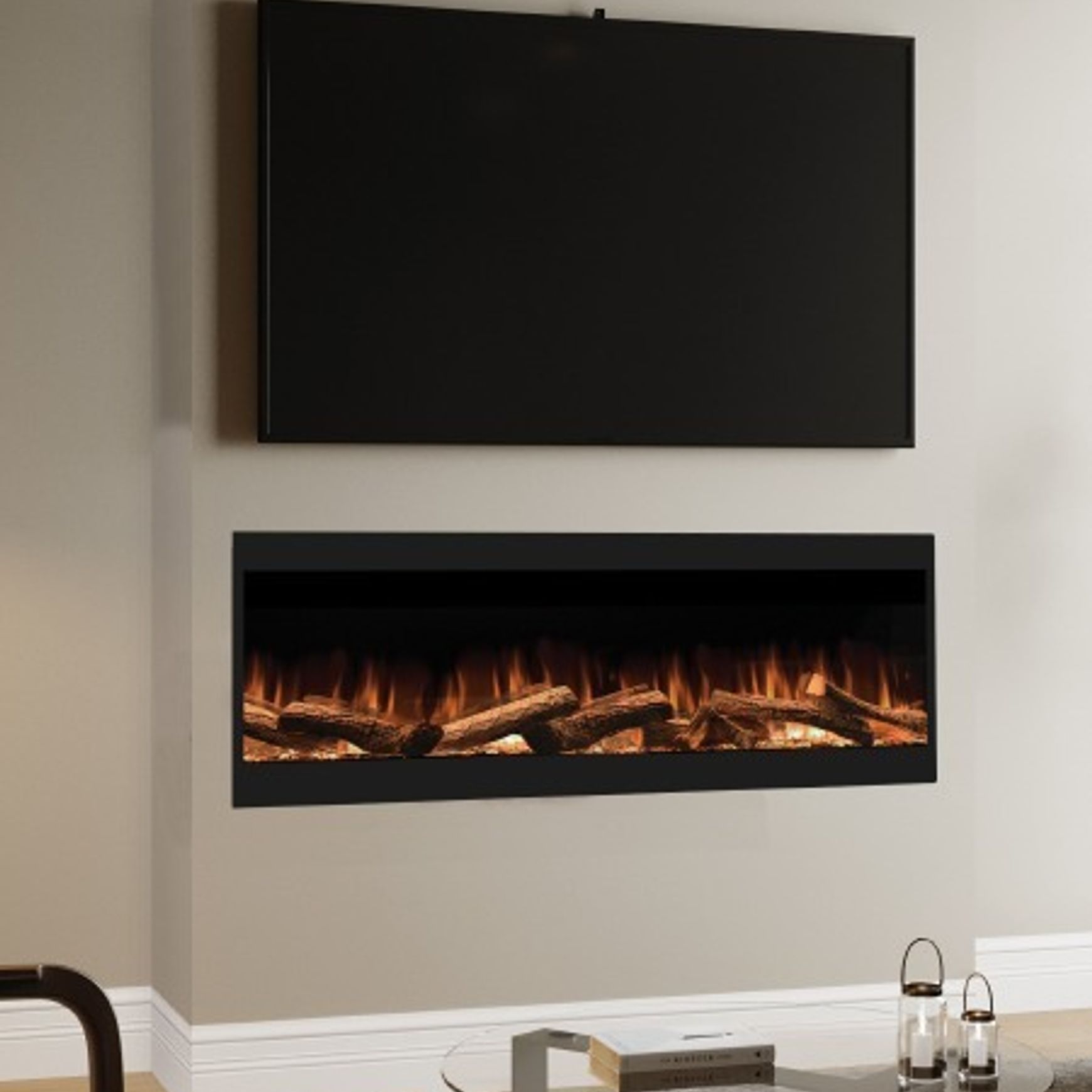 Evonic Volante 1500 Black Edition Electric Fireplace