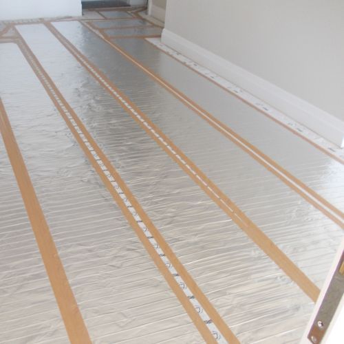 Under Timber Electric Underfloor Heating