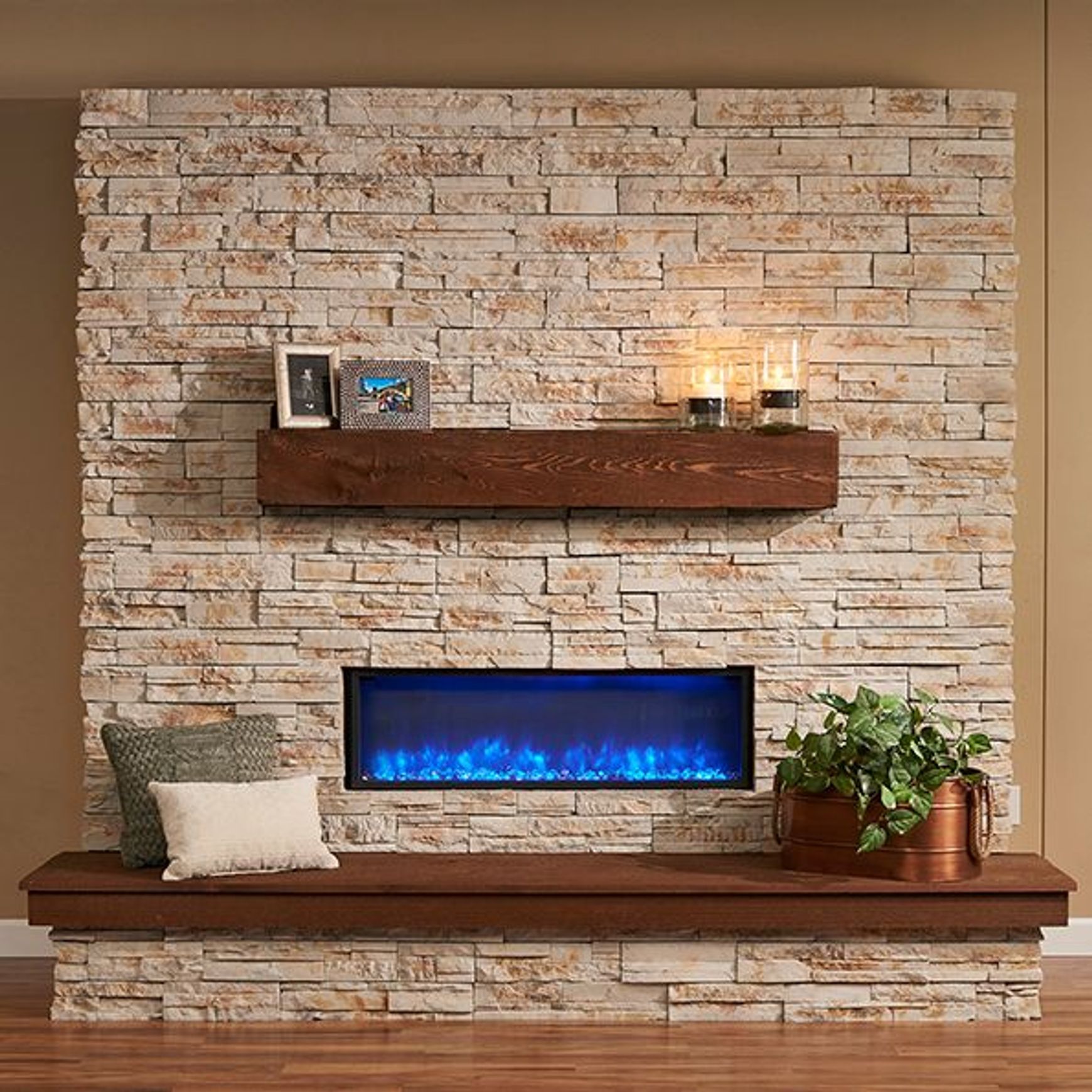 GE-44 Linear Inbuilt | Electric Fireplace