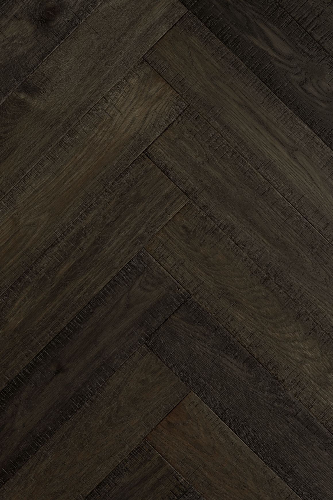 Villa Raven Herringbone Rough Sawn Timber Flooring