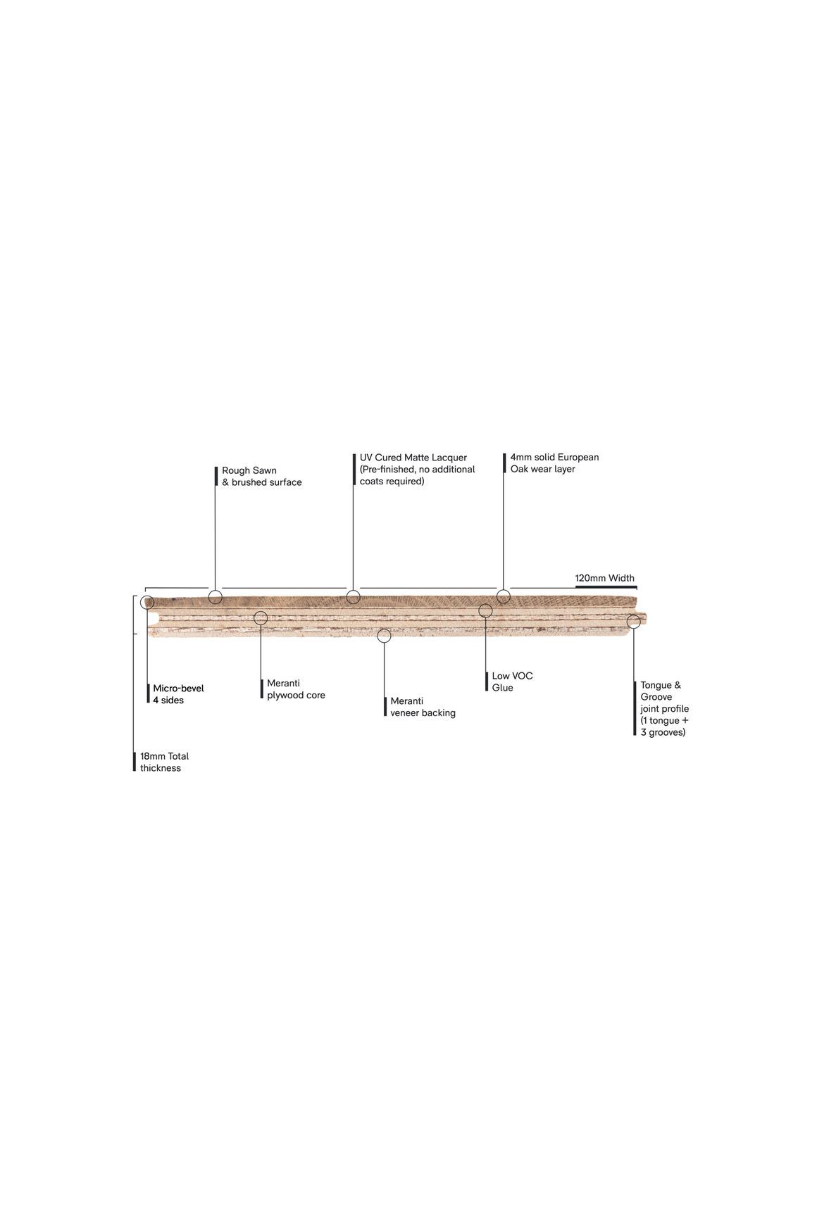 Villa Dune Herringbone Rough Sawn Timber Flooring