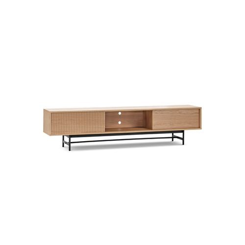 Arae 3 Door TV Entertainment Unit | 210cm | Natural Oak